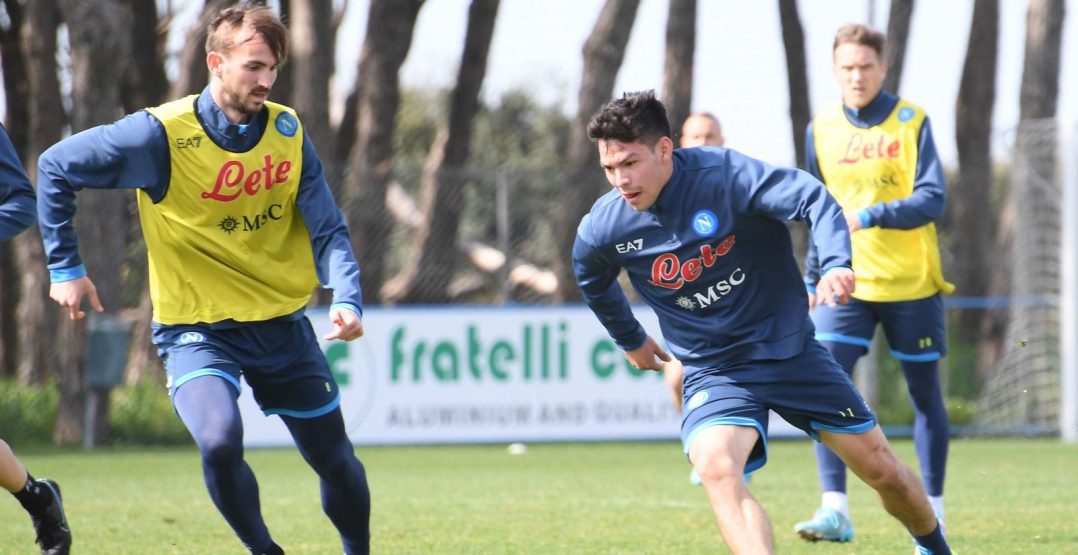 Il Napoli annuncia: “Anguissa e Lozano sono tornati in gruppo”