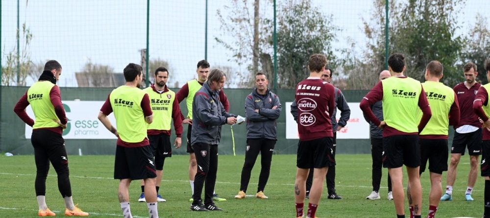 salernitana allenamento, ritiro