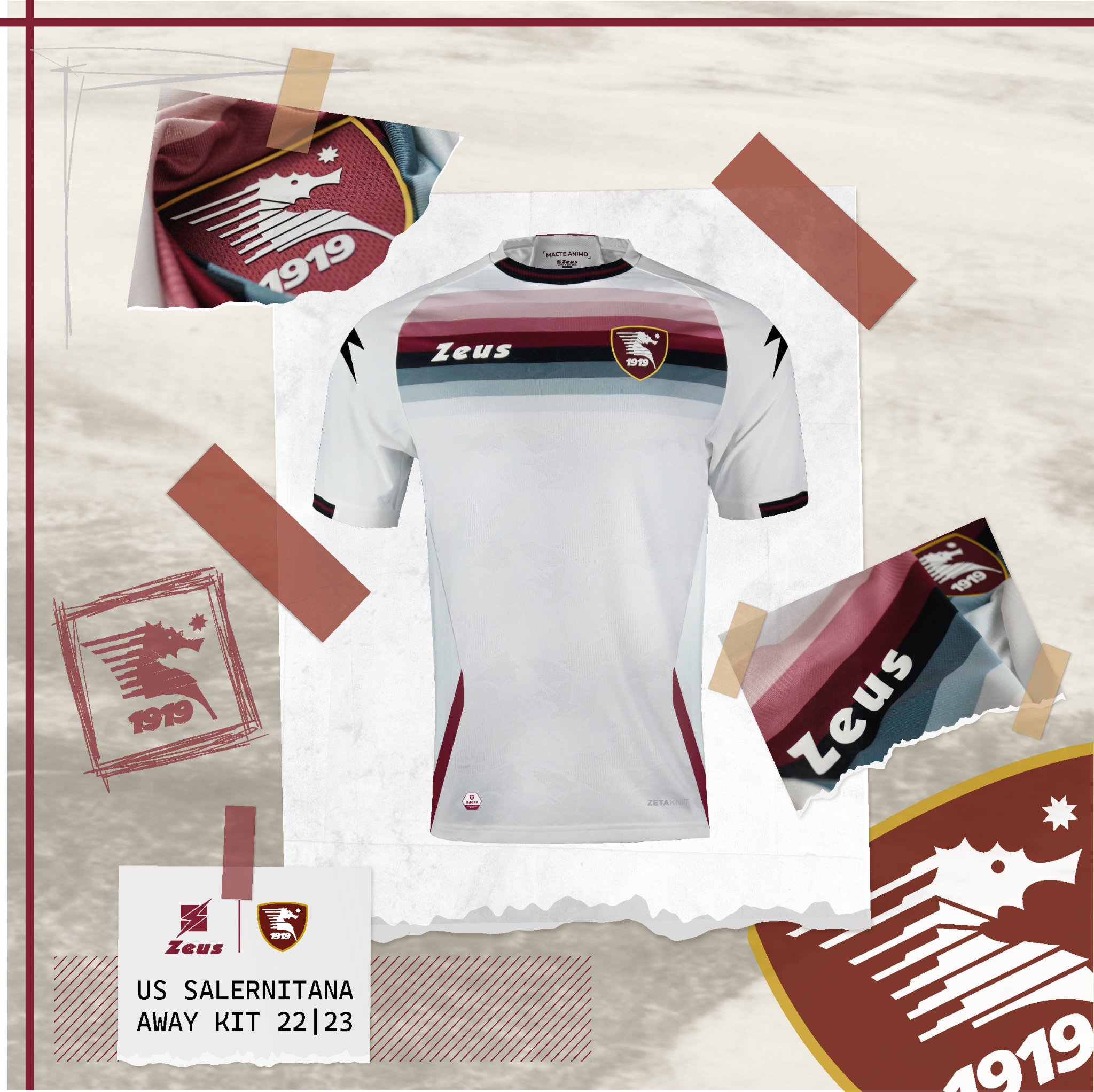 salernitana seconda maglia