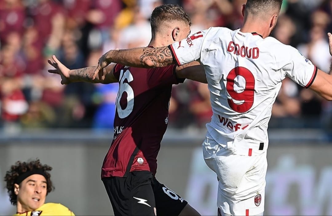 Il Milan passa allo Stadio Arechi, Salernitana ko: decidono Leao e Tonali