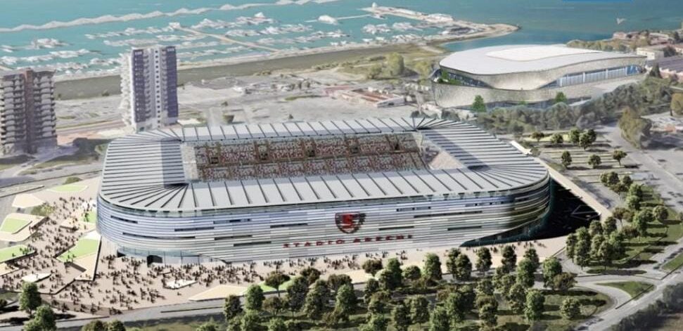 Salernitana, presentato il progetto del nuovo Stadio Arechi: i dettagli