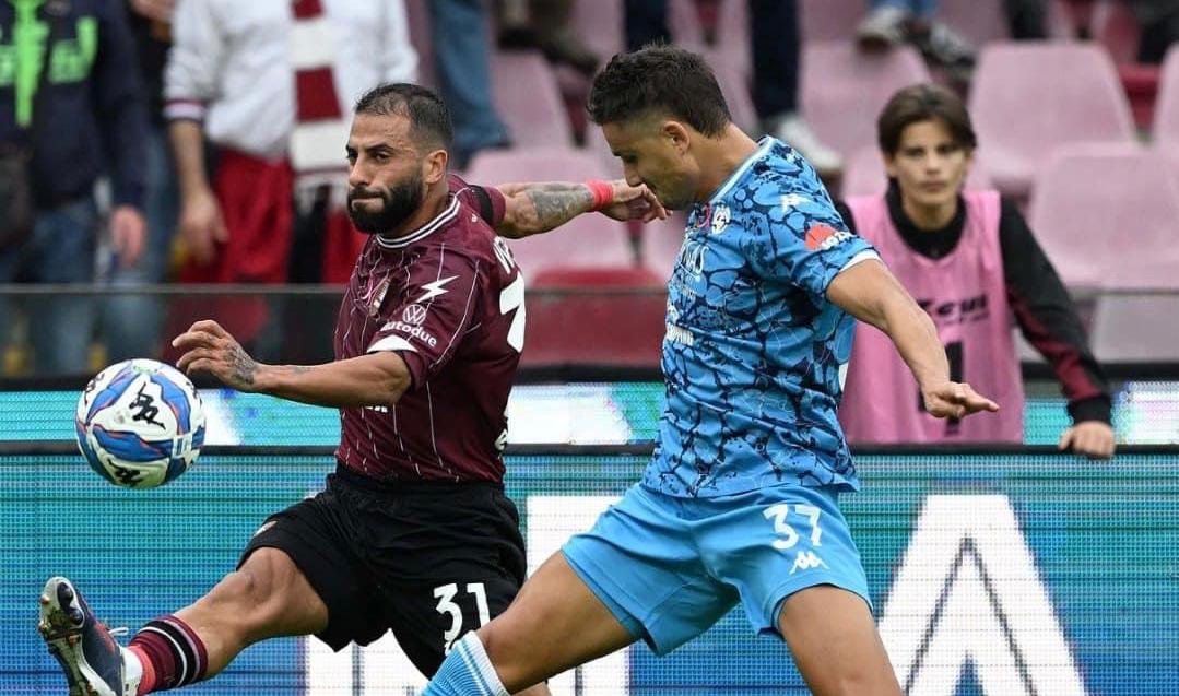 La Salernitana si arrende, lo Spezia passa all’Arechi: decidono Soleri e Bertola