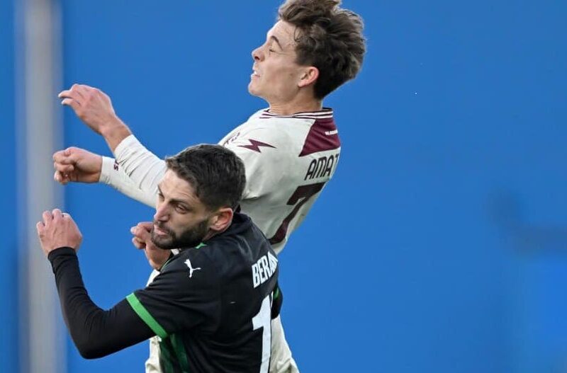 Salernitana, è crisi nera: il Sassuolo vince 4-0 e vola in testa alla classifica